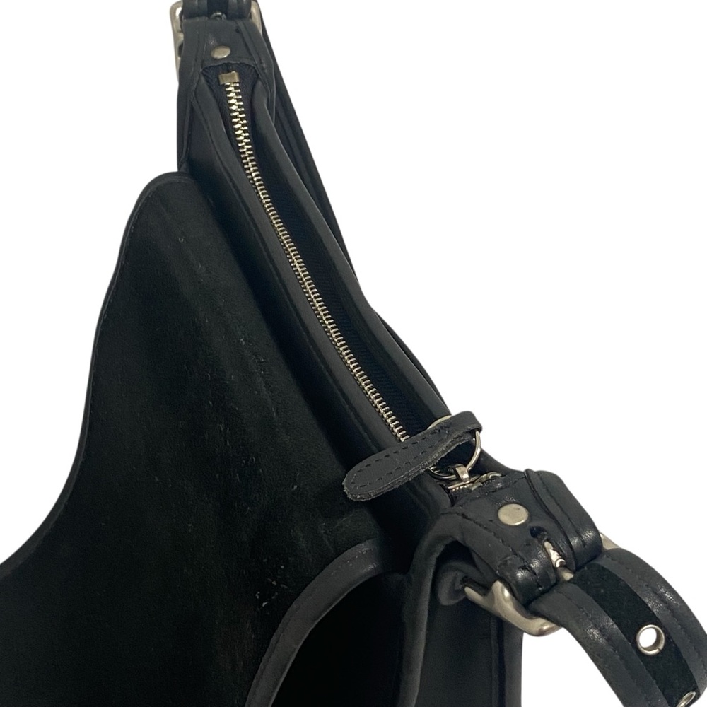 Coach Vintage Black Studio Flap Black Leather Crossbody - Excellent Condition - Picture 3 of 16